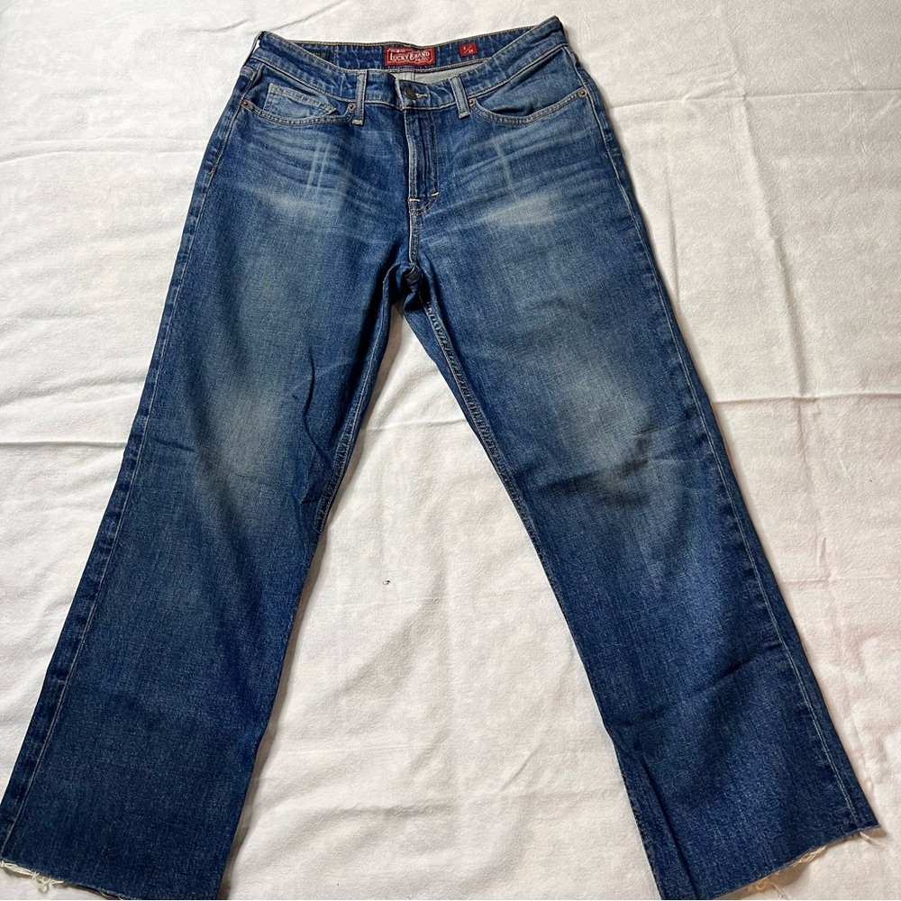Lucky Brand Girl Next Door Cropped Comfort Stretch Jeans